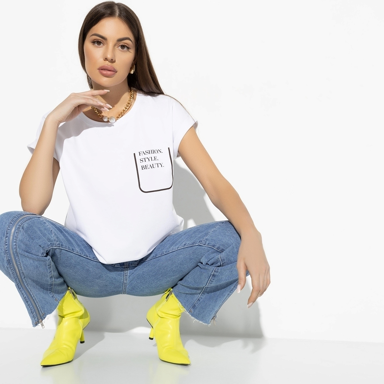 СТ. ЦЕНА 990 руб//Футболка, Точно знаю ответ (fashion style)
