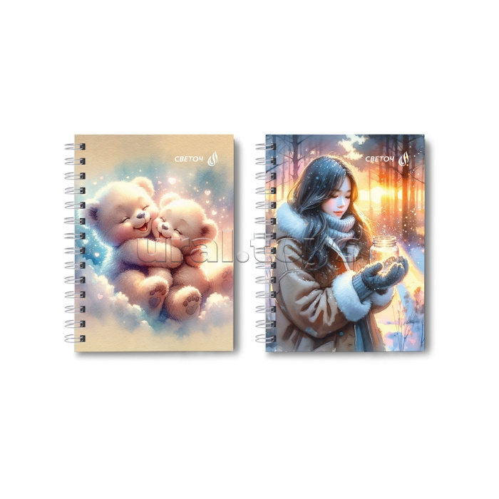 Записная книжка A6 80л. клетка
