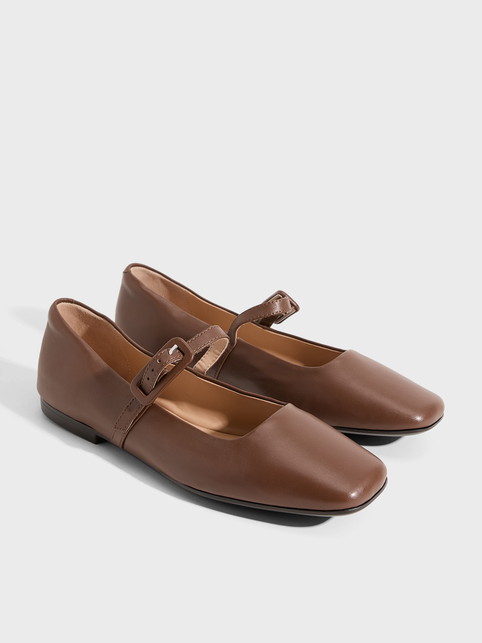 Балетки мэри-джейн TENDANCE 4460577, коричневый