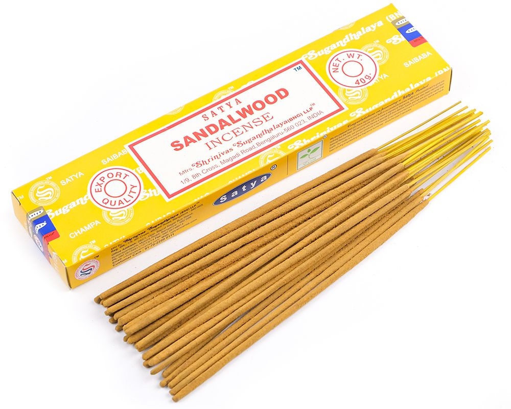 SATYA Sandal Wood Incense Благовоние Сандаловое Дерево 40г