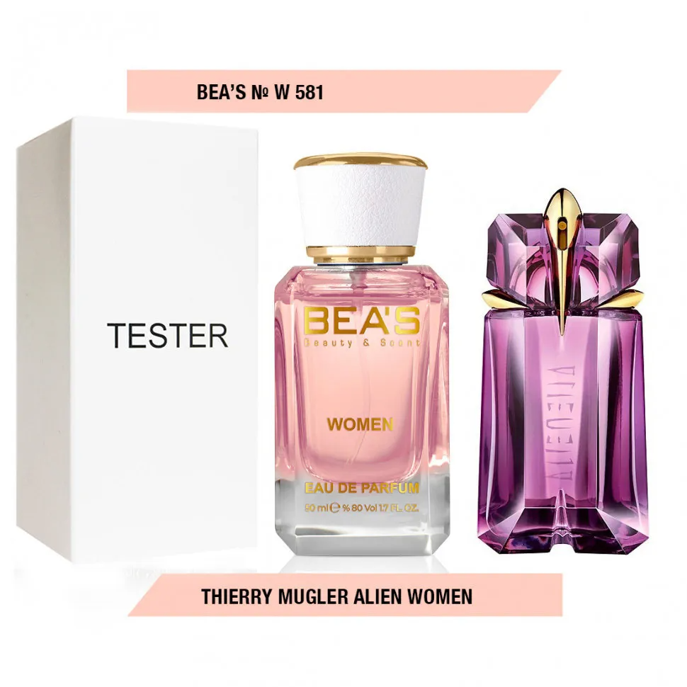 Тестер Beas Thierry Mugler Alien for women 50 ml арт. W 581 (без коробки)