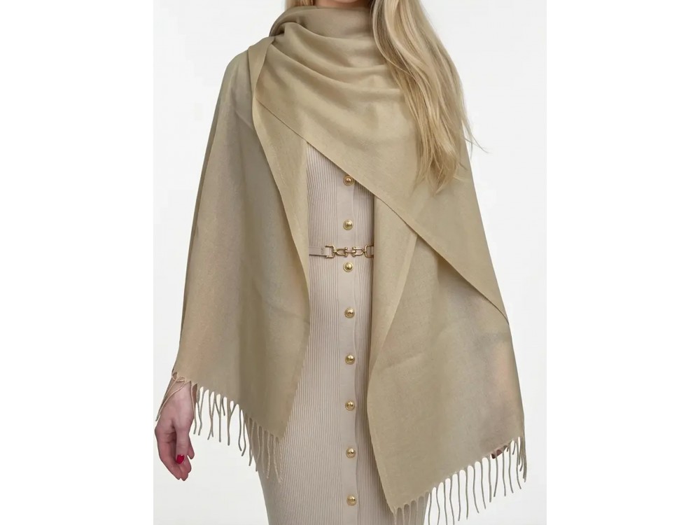 Палантин облегченный Pashmina Lanotti/Слоновая кость