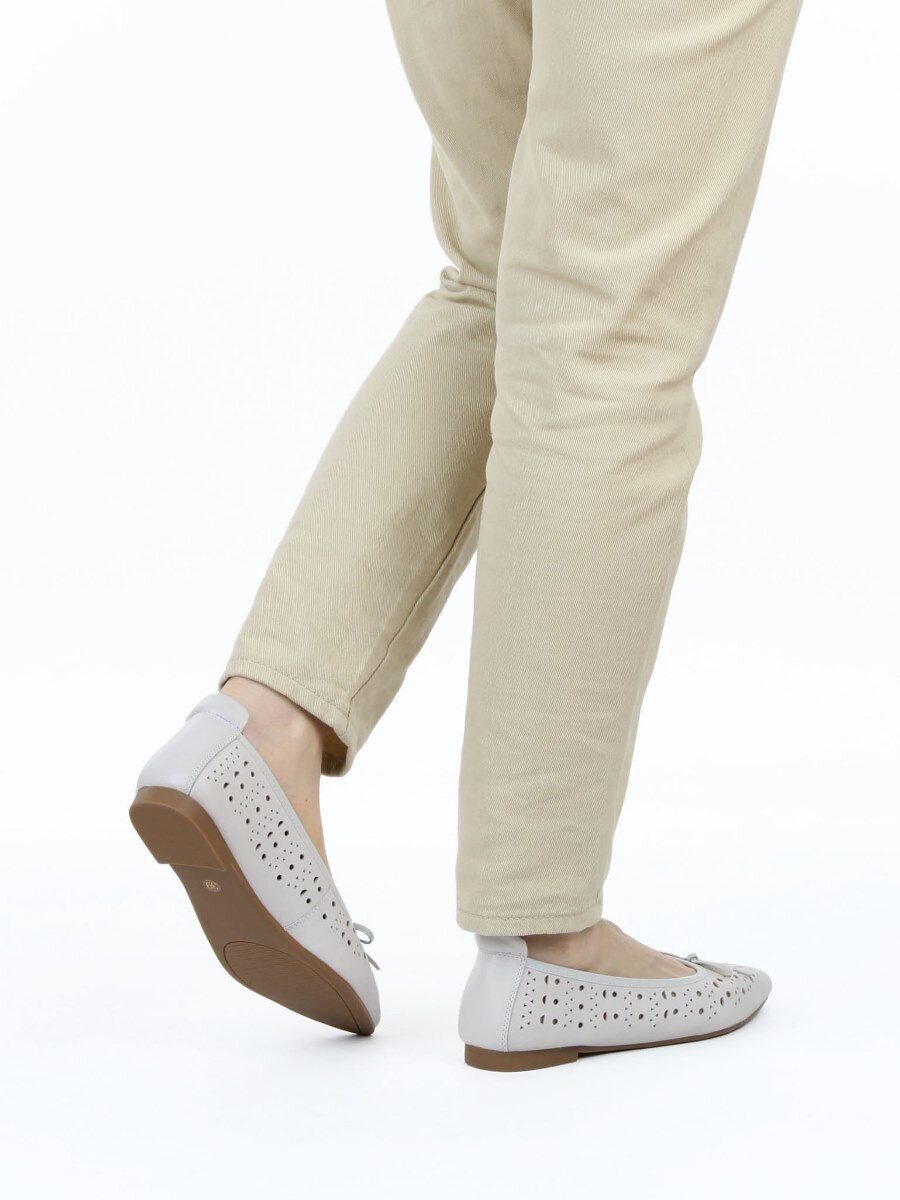 06-7388-66R GRAY/BEIGE Туфли летние женские