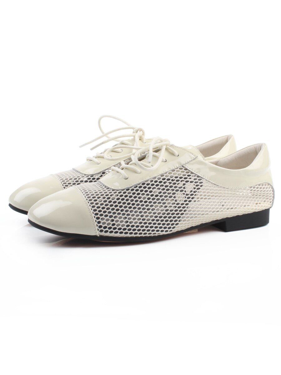 03-H17C-30NX LT. BEIGE Полуботинки женские (натуральная кожа)