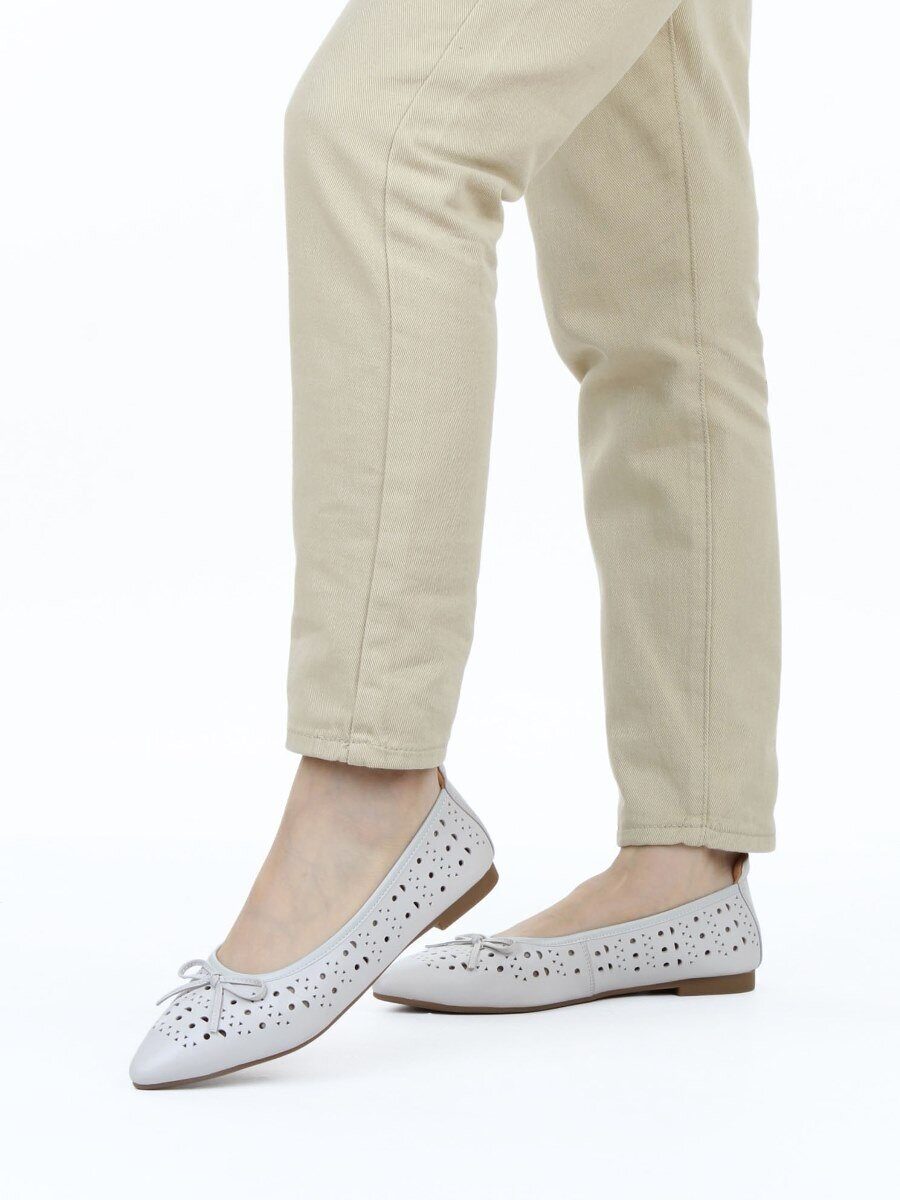 06-7388-66R GRAY/BEIGE Туфли летние женские