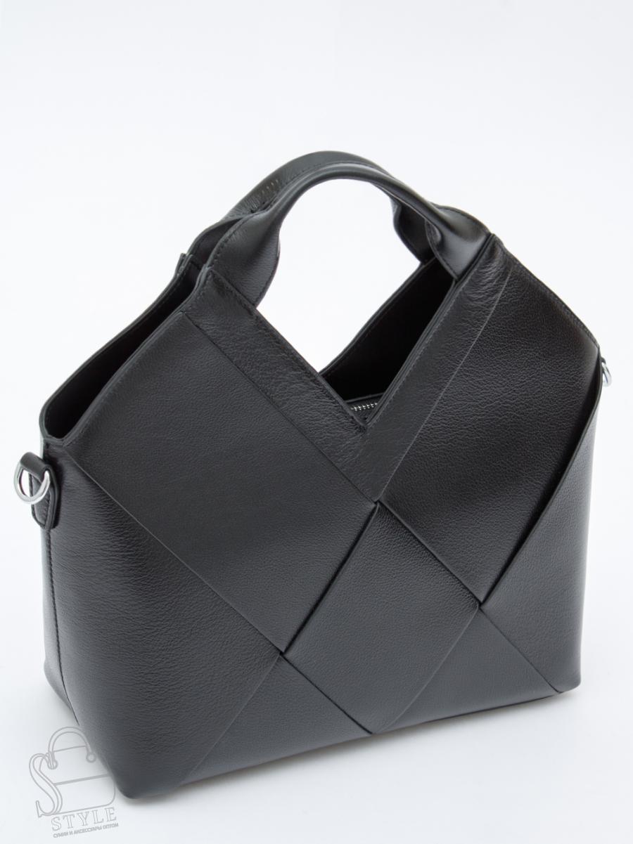Сумка женская кожаная 6606VG black Vitelli Grassi