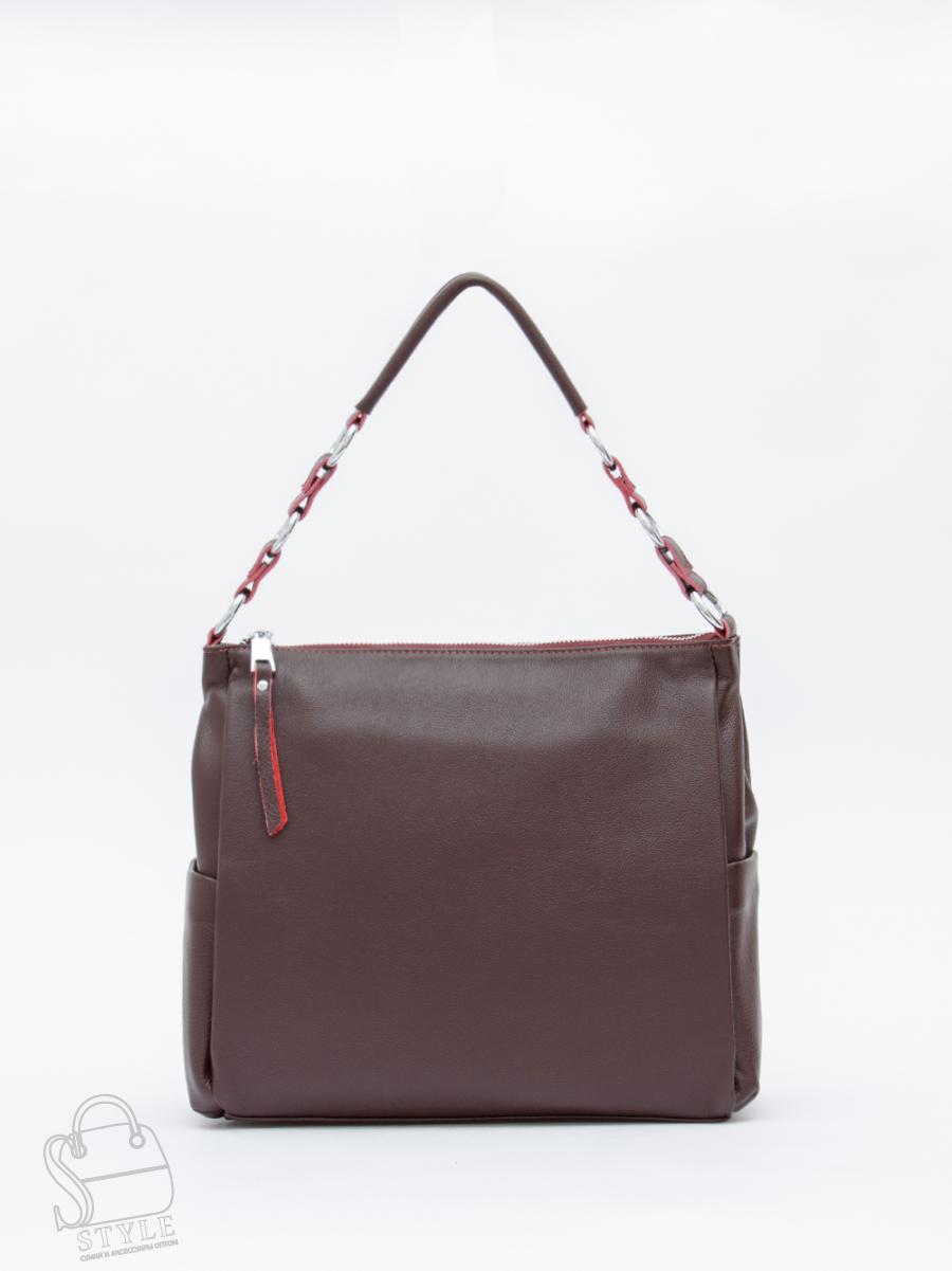 Сумка женская кожаная 8919-9NN wine red Natale Navetta