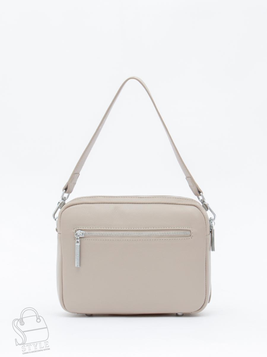 Сумка женская кожаная 1120CH beige Polina&Eiterou