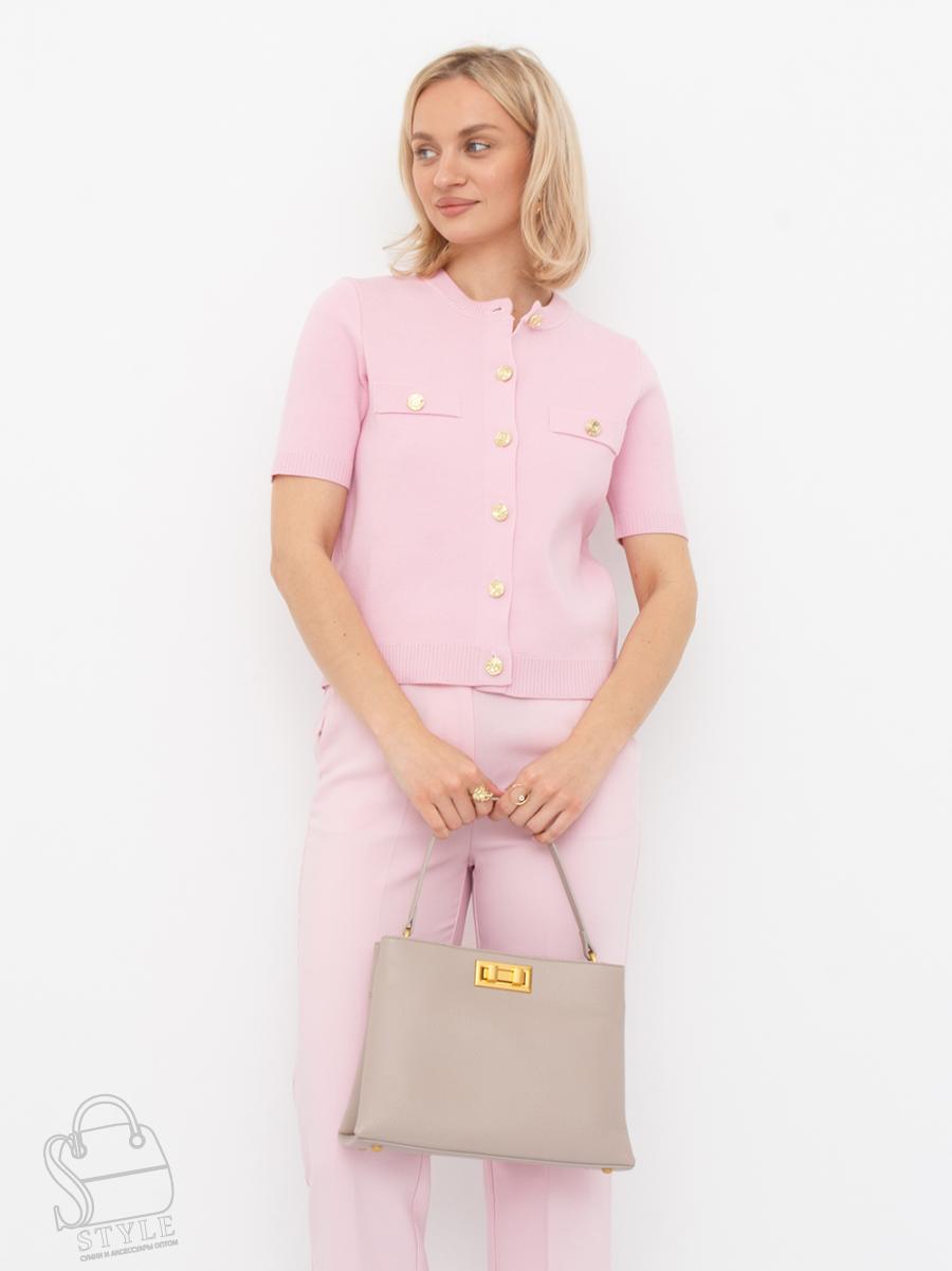 Сумка женская кожаная 1237M beige Polina&Eiterou