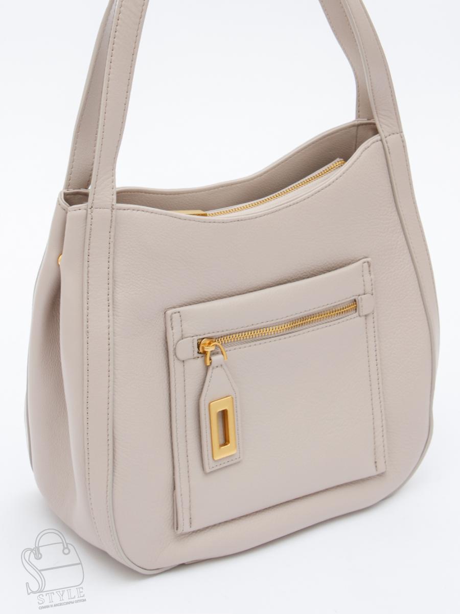 Сумка женская кожаная 1240M beige Polina&Eiterou