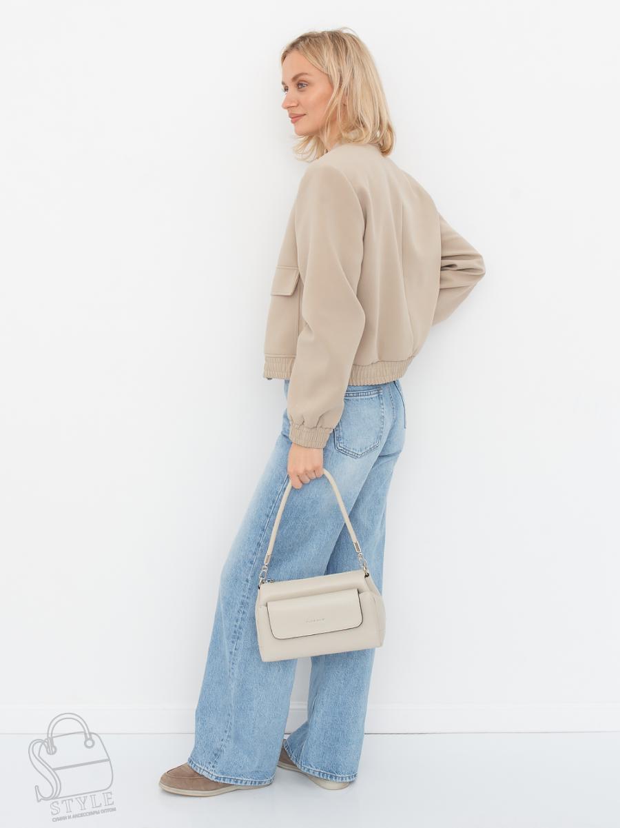 Сумка женская кожаная 11201VG beige Vitelli Grassi
