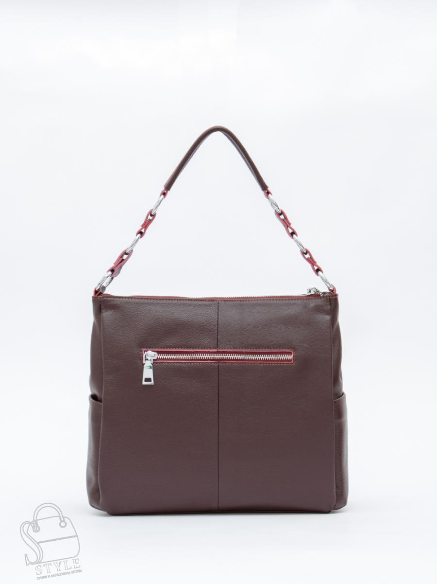 Сумка женская кожаная 8919-9NN wine red Natale Navetta