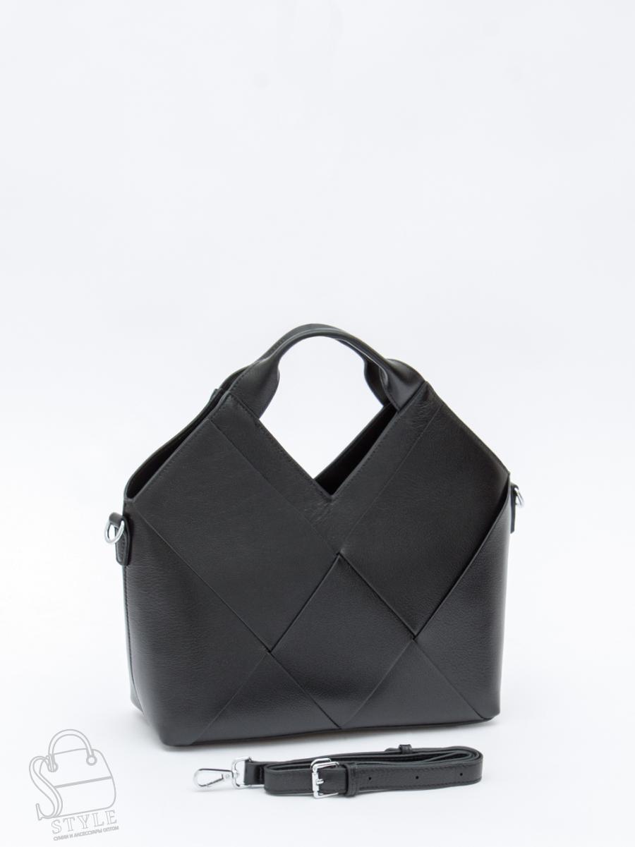 Сумка женская кожаная 6606VG black Vitelli Grassi