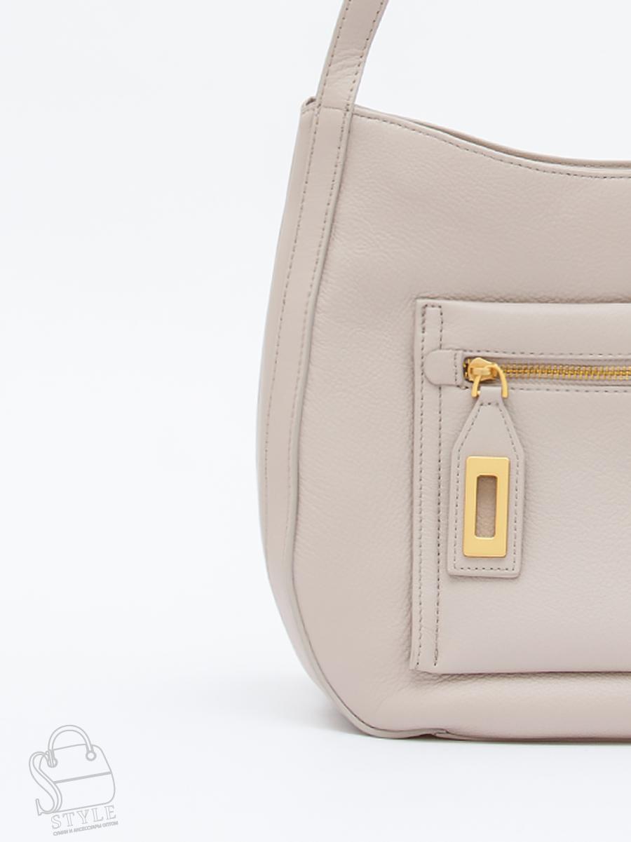 Сумка женская кожаная 1240M beige Polina&Eiterou