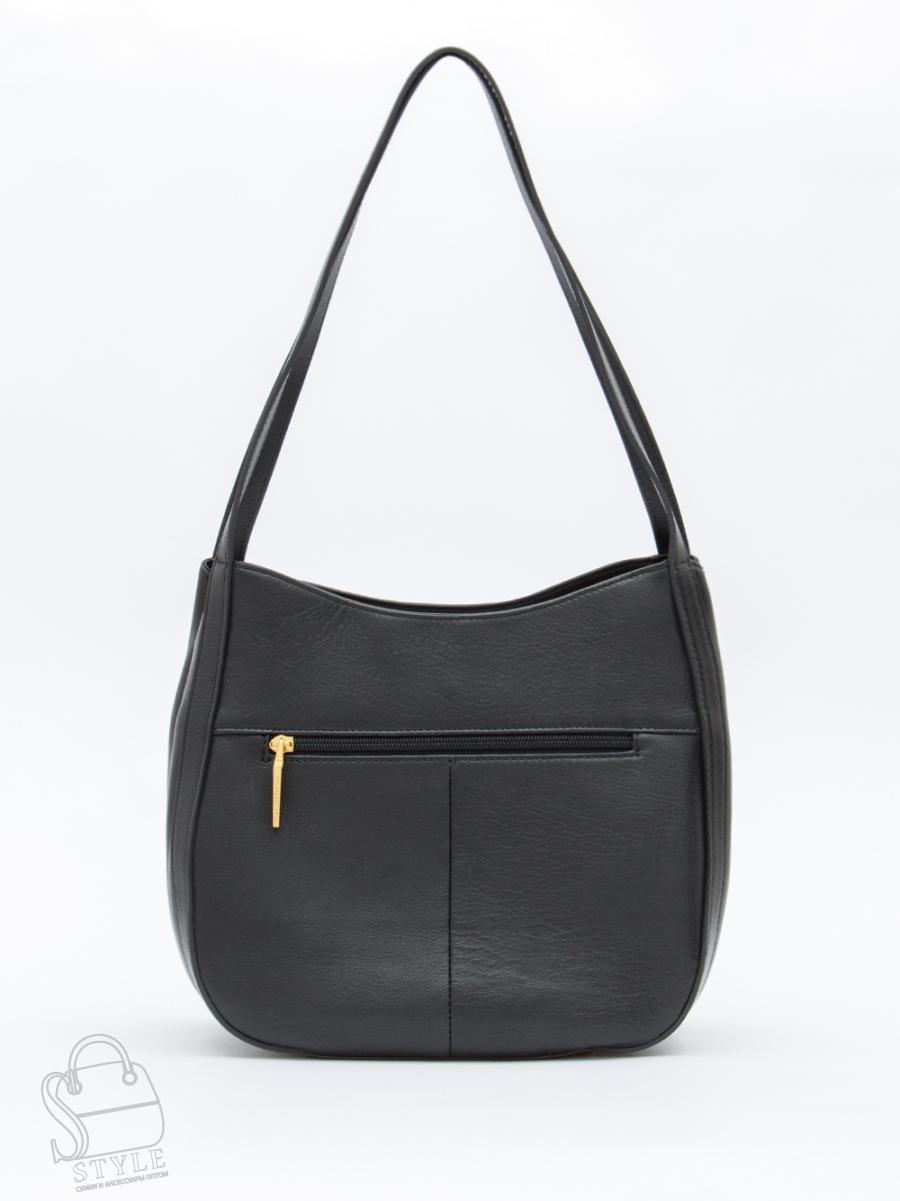 Сумка женская кожаная 1240M black Polina&Eiterou