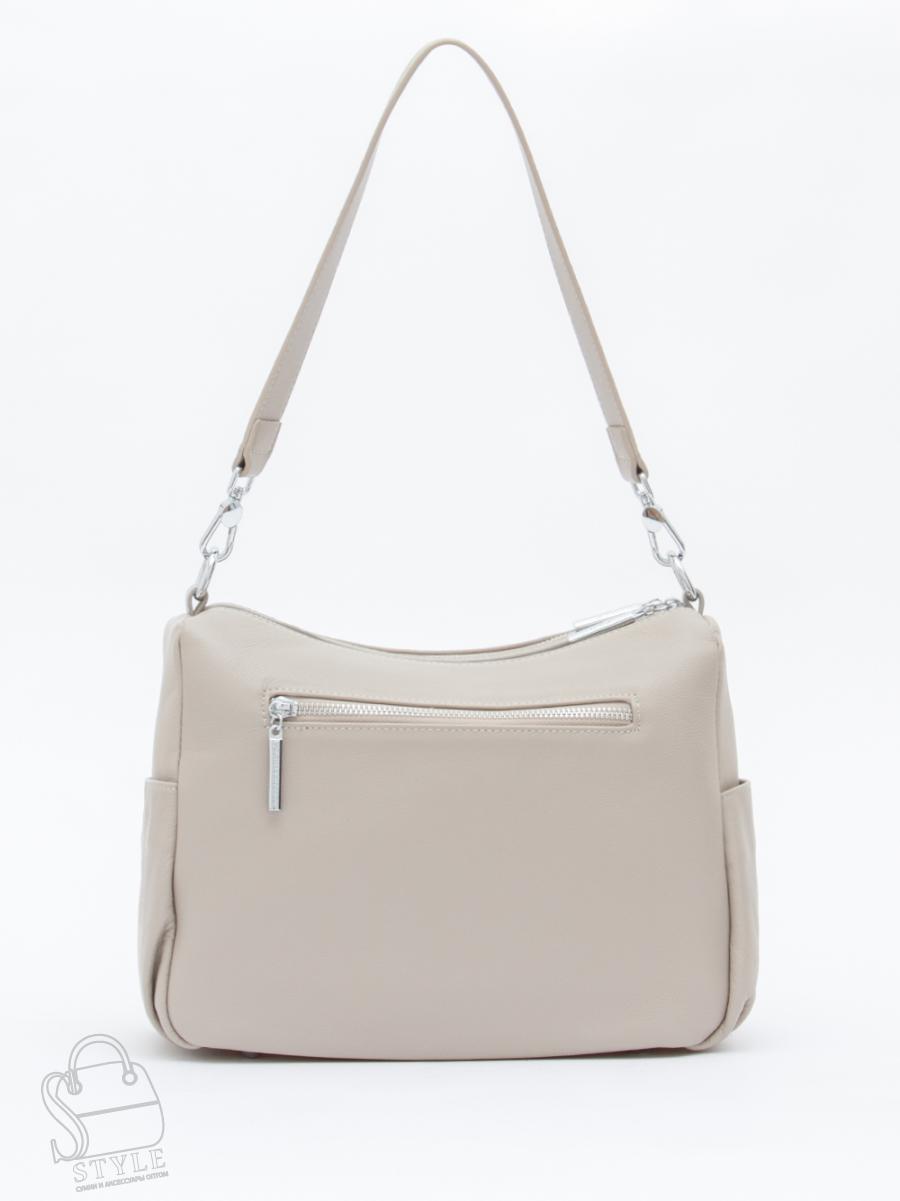 Сумка женская кожаная 1163CH beige Polina&Eiterou