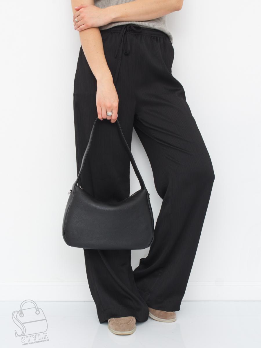Сумка женская кожаная 6041L black Polina&Eiterou