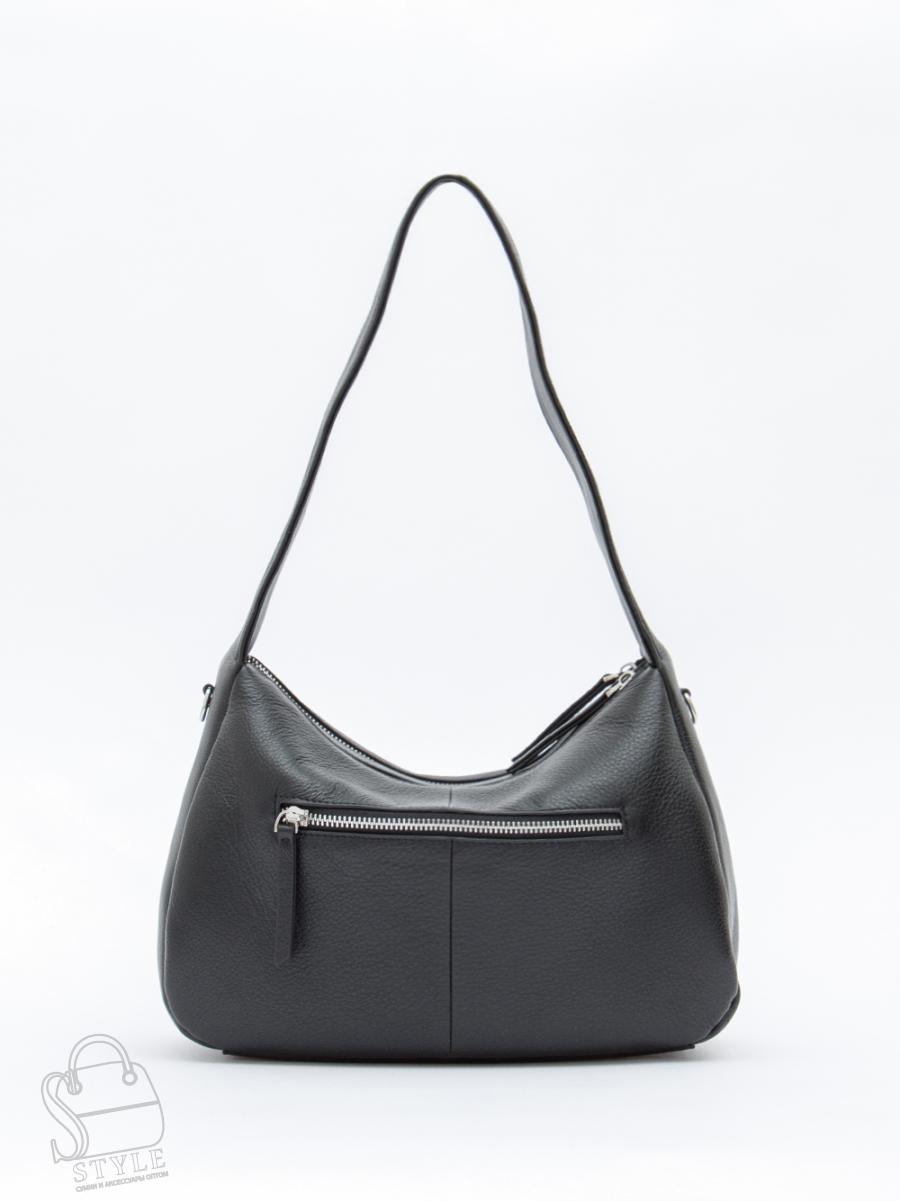 Сумка женская кожаная 6041L black Polina&Eiterou