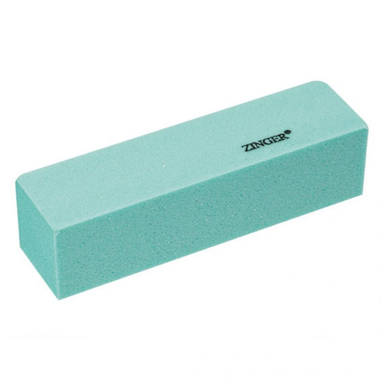 Zinger Бафик для шлифовки ногтей 4-х сторонний / Classic EK-111, 120 грит, зеленый 3977