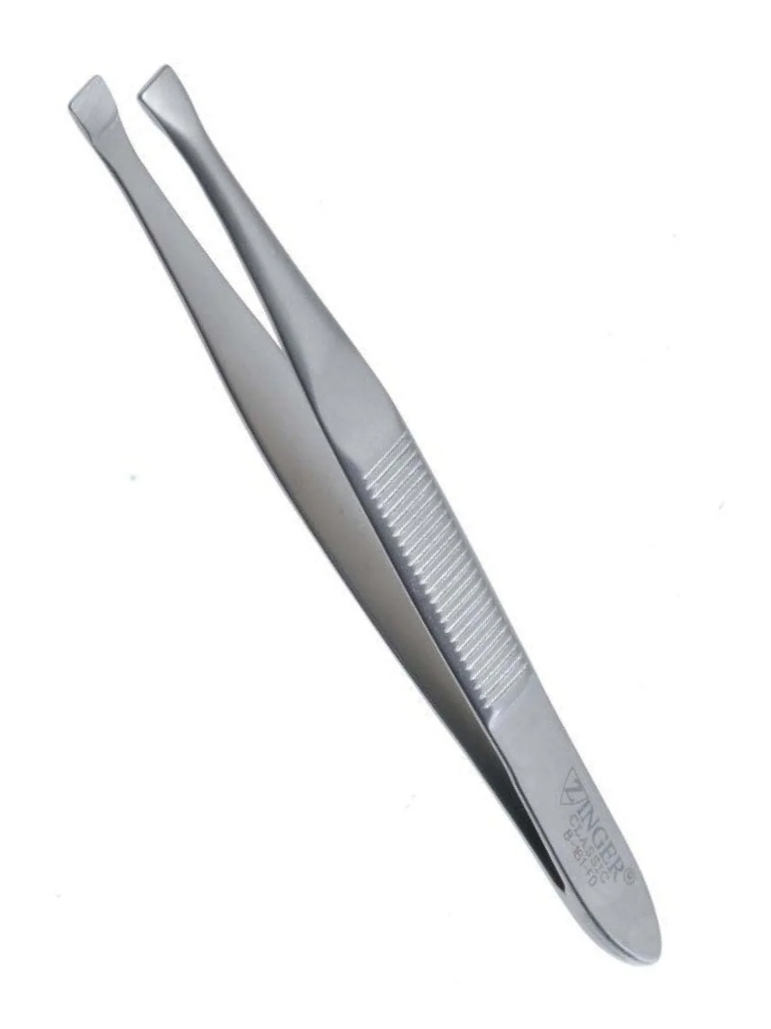 Zinger Пинцет для коррекции бровей прямой / Classic 161-FD, 7,5 см 2838