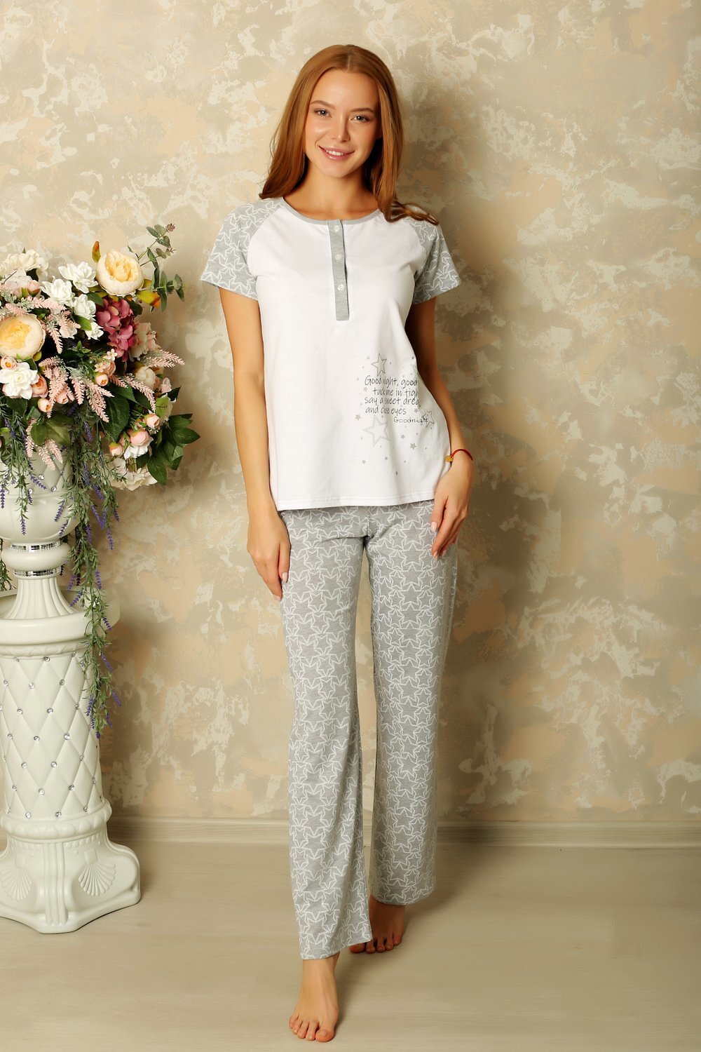 ст. цена1242руб.! Lika Dress Пижама 5656Серый