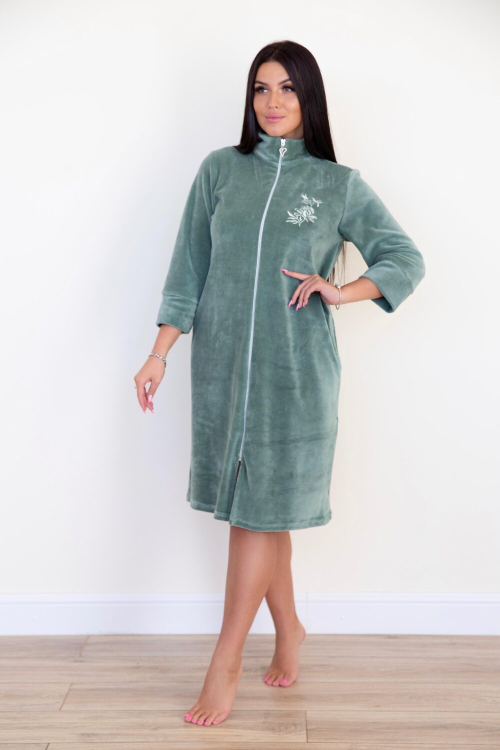 ст. цена2071руб.! Lika Dress Халат 7660Хаки