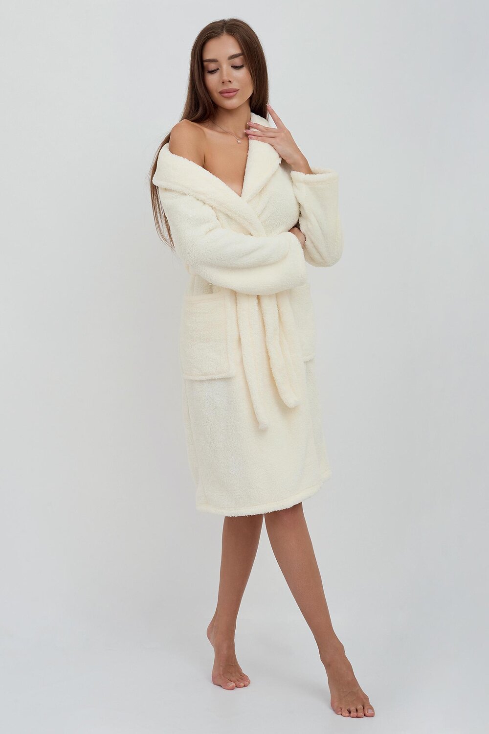 ст. цена1955руб.! Lika Dress Халат 9098Белый