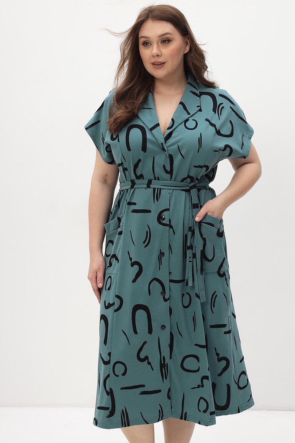 ст. цена1077руб.! Lika Dress Халат 10042Хаки