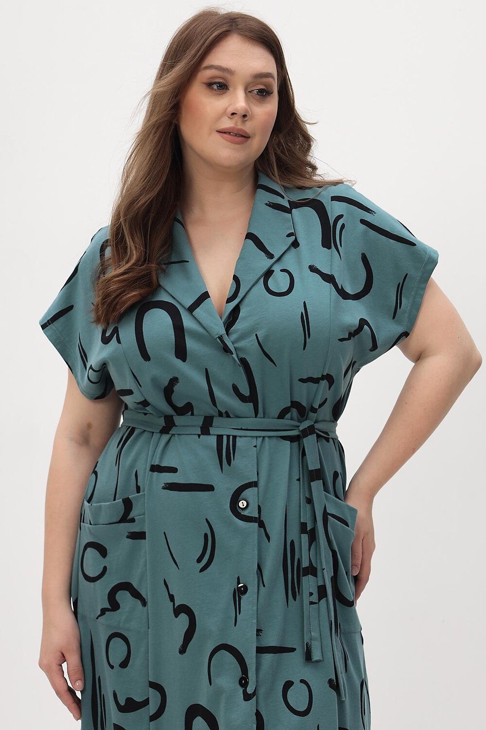 ст. цена1077руб.! Lika Dress Халат 10042Хаки
