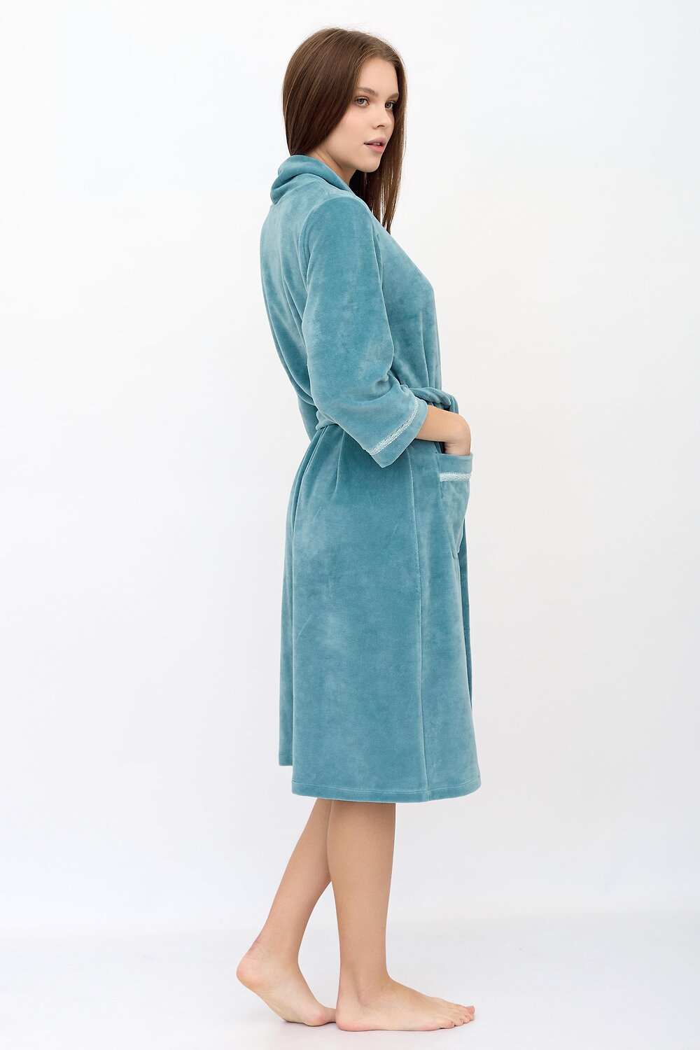 ст. цена2280руб.! Lika Dress Халат 8832Ментол