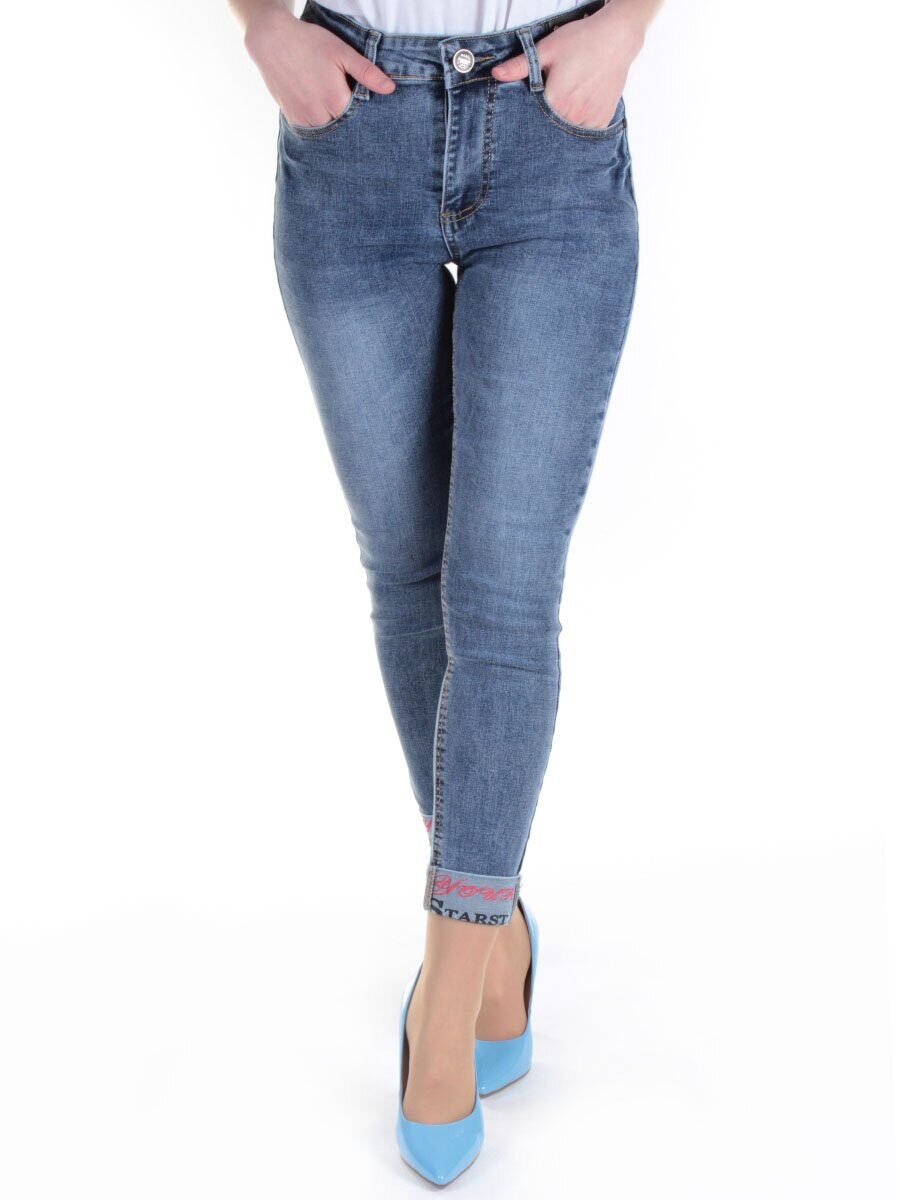6006 BLUE Джинсы-скинни женские SBS JEANS