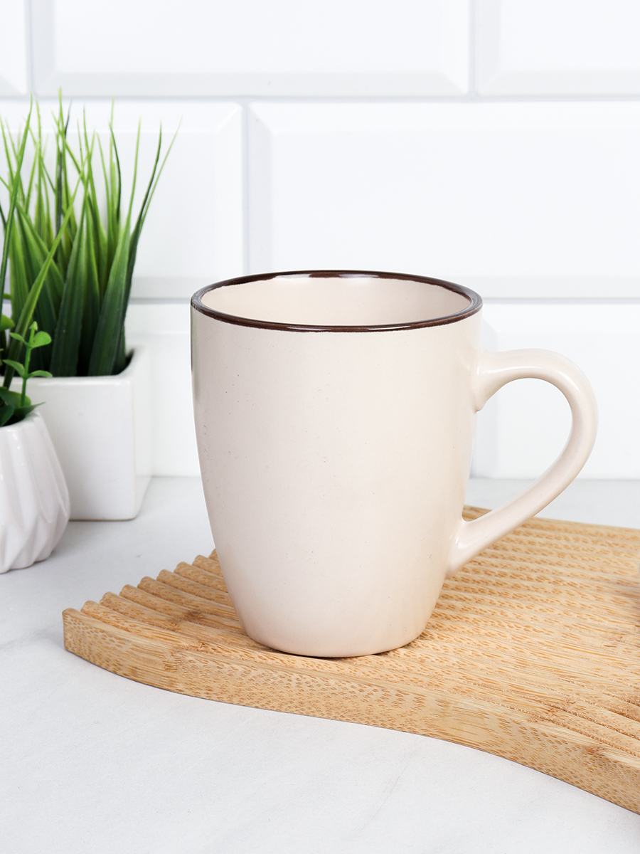 Кружка 350 мл Классика 20040 нежный бежевый /уп 12/36/ 730029