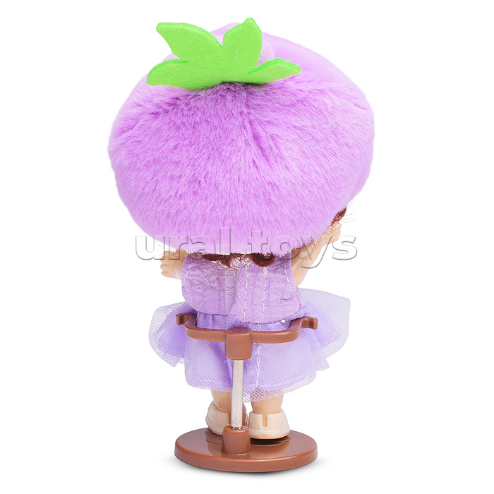 Виниловая кукла Baby Cute Flower с подставкой, 10 см