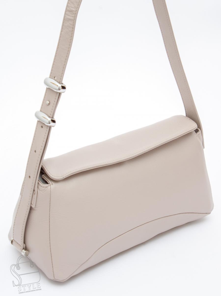 Сумка женская кожаная 1231M beige Polina&Eiterou