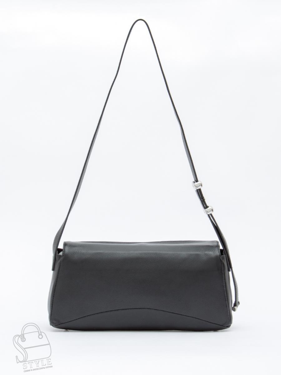 Сумка женская кожаная 1231M black Polina&Eiterou