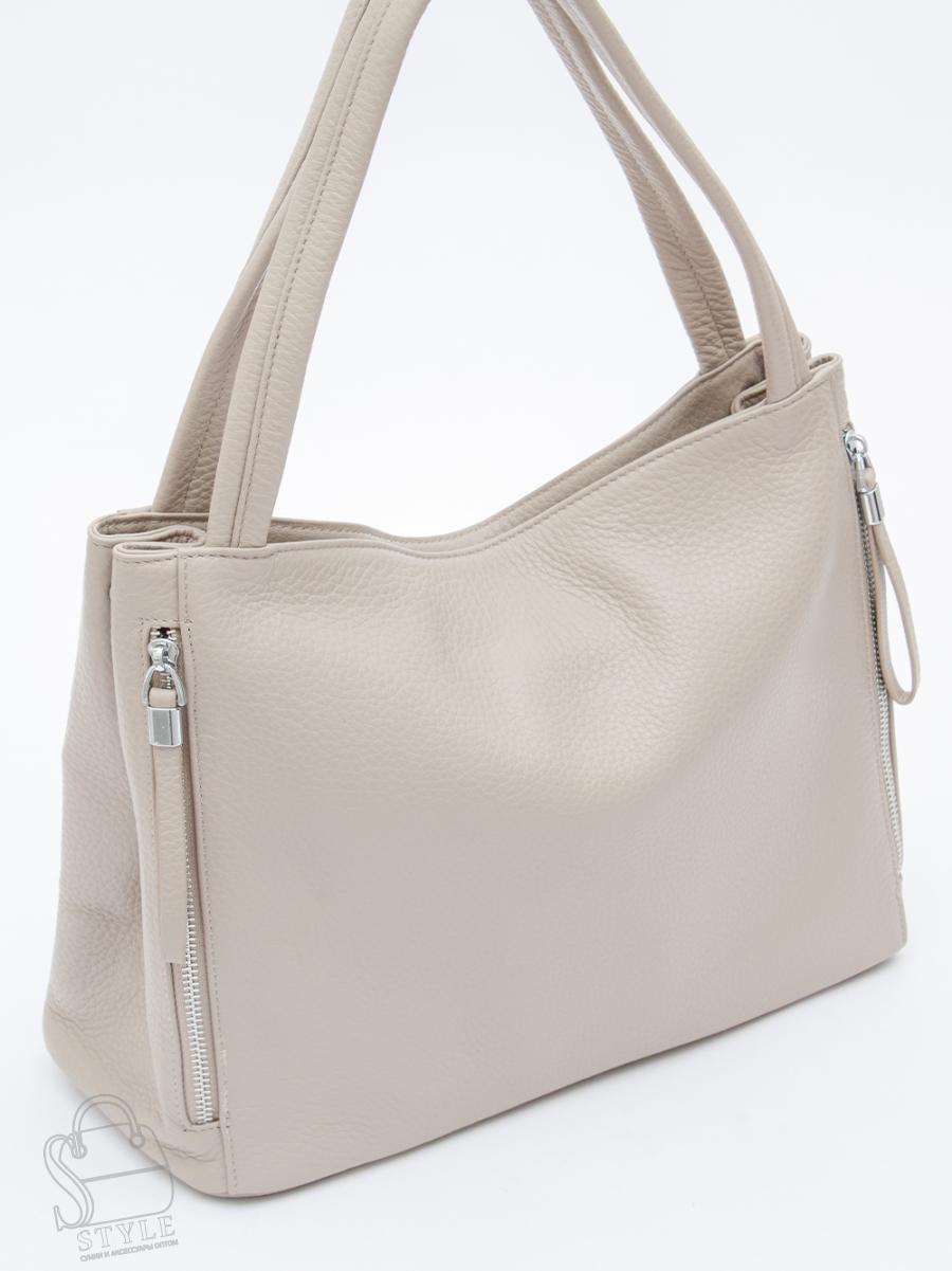 Сумка женская кожаная 1083C beige Polina&Eiterou