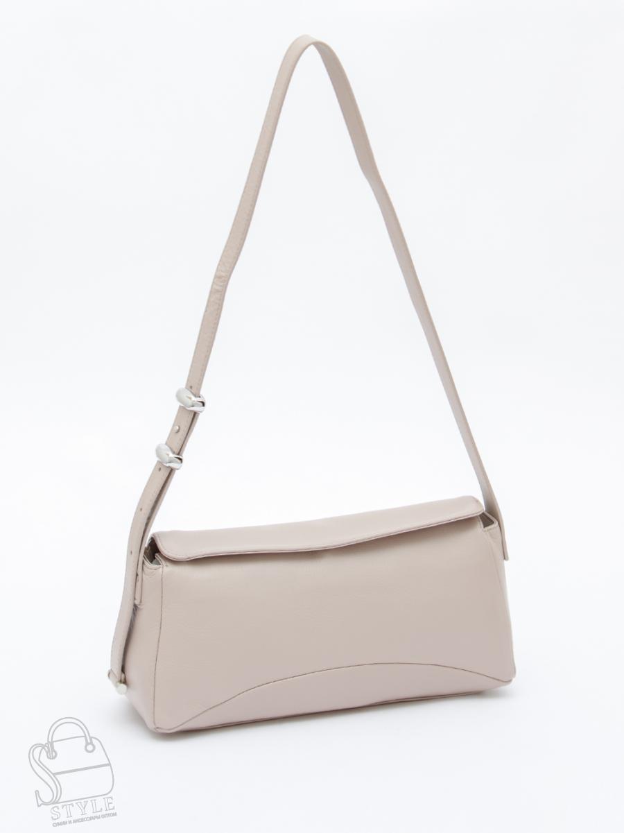 Сумка женская кожаная 1231M beige Polina&Eiterou