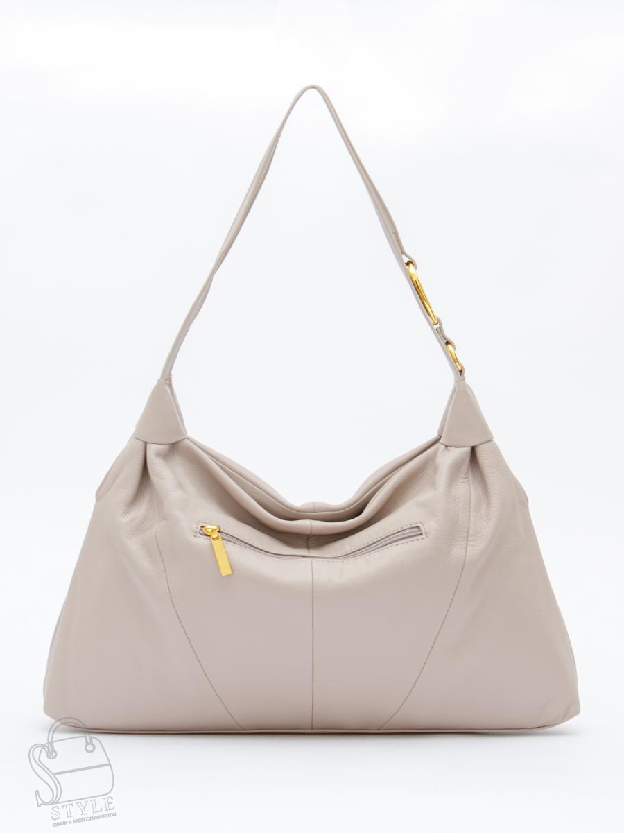 Сумка женская кожаная 1178M beige Polina&Eiterou