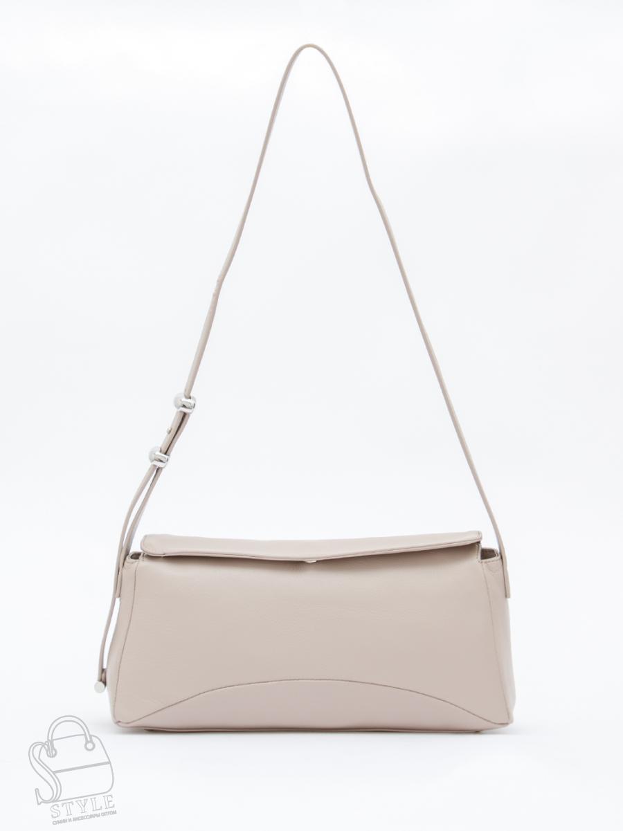 Сумка женская кожаная 1231M beige Polina&Eiterou