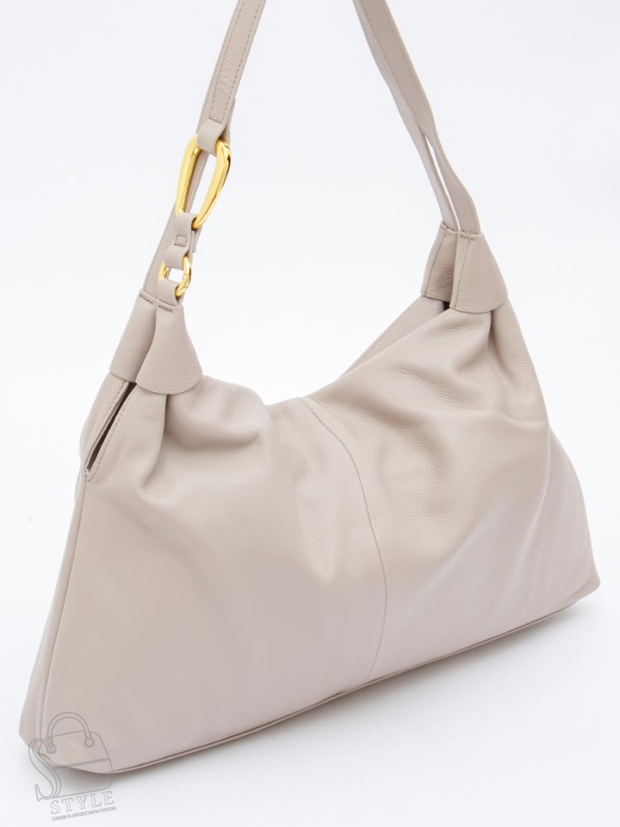 Сумка женская кожаная 1178M beige Polina&Eiterou