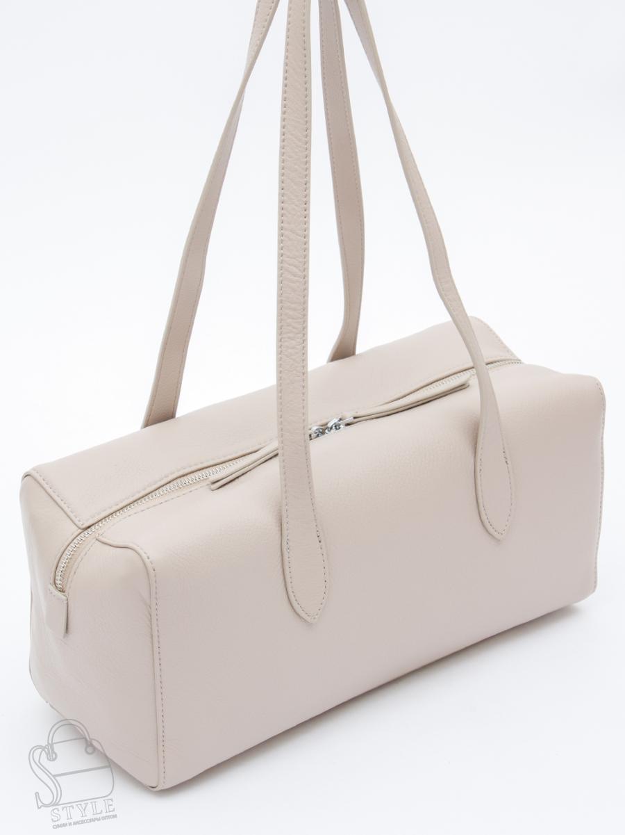 Сумка женская кожаная 6179Q beige Polina&Eiterou
