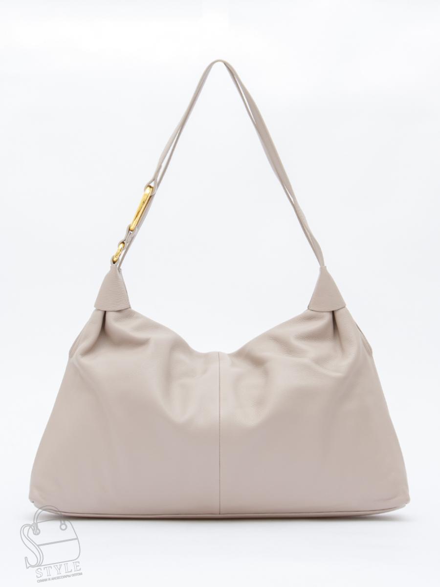 Сумка женская кожаная 1178M beige Polina&Eiterou