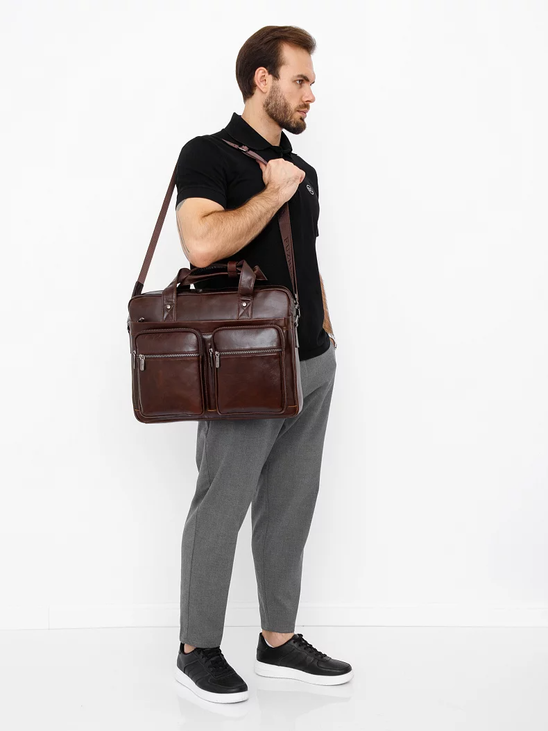 Портфель 815XXL brown Fuzhiniao