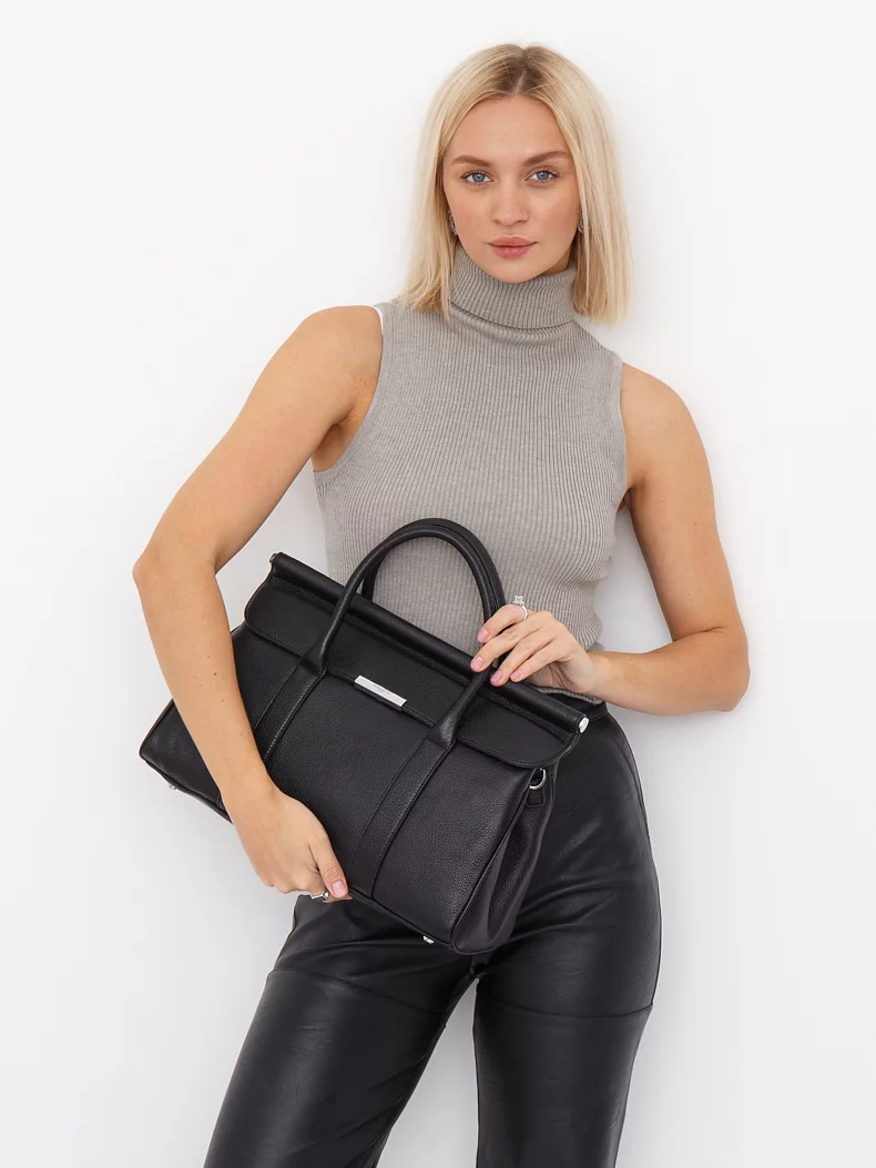 Сумка 98321S black Velina Fabbiana-Safenta