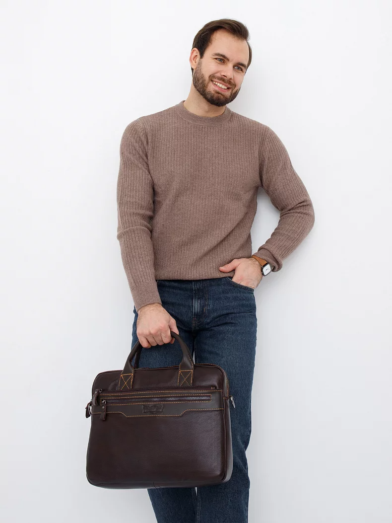 Портфель 4100TR d.brown Tough Ruder