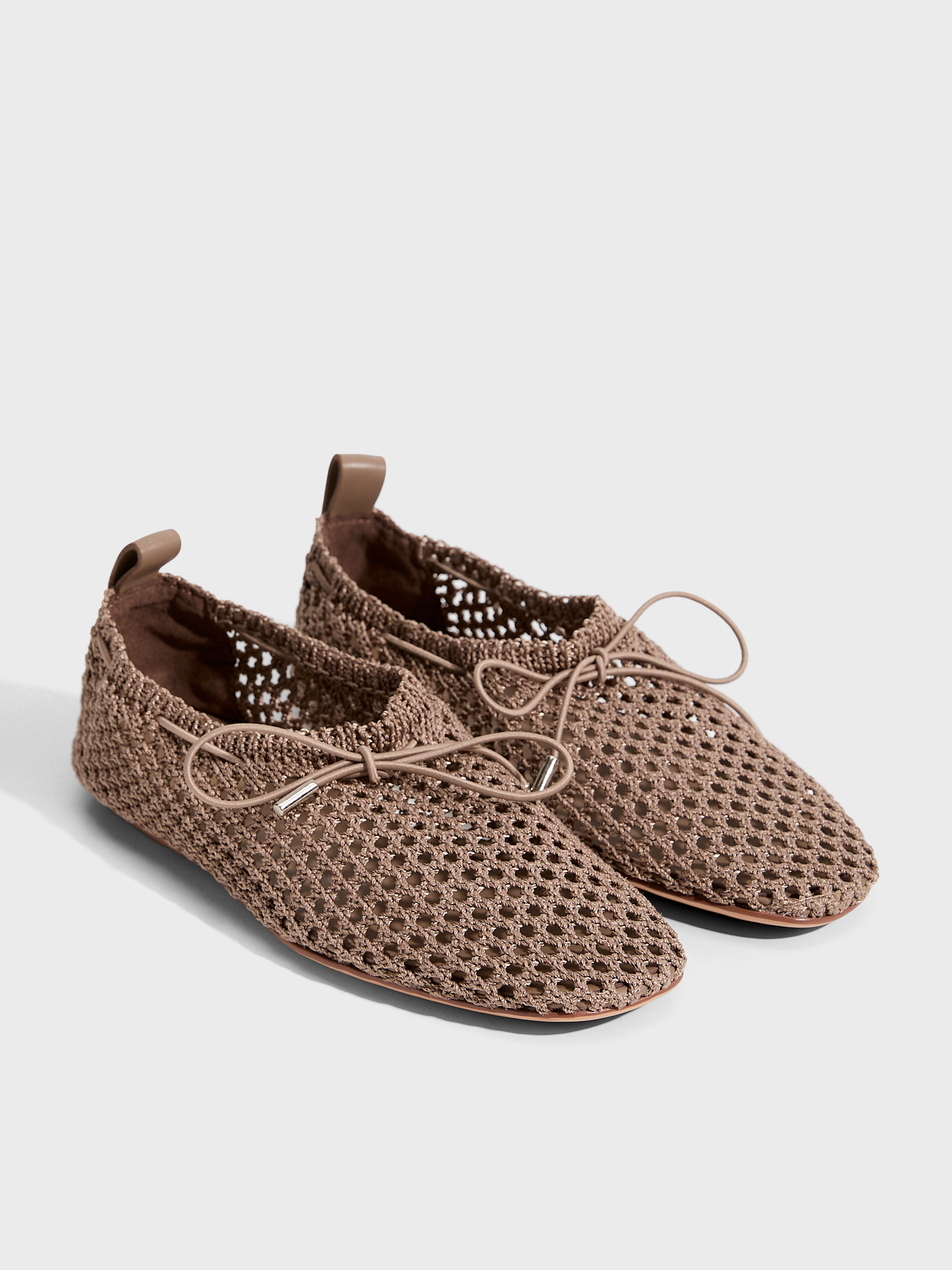 Балетки TENDANCE 5028742, серо-коричневый