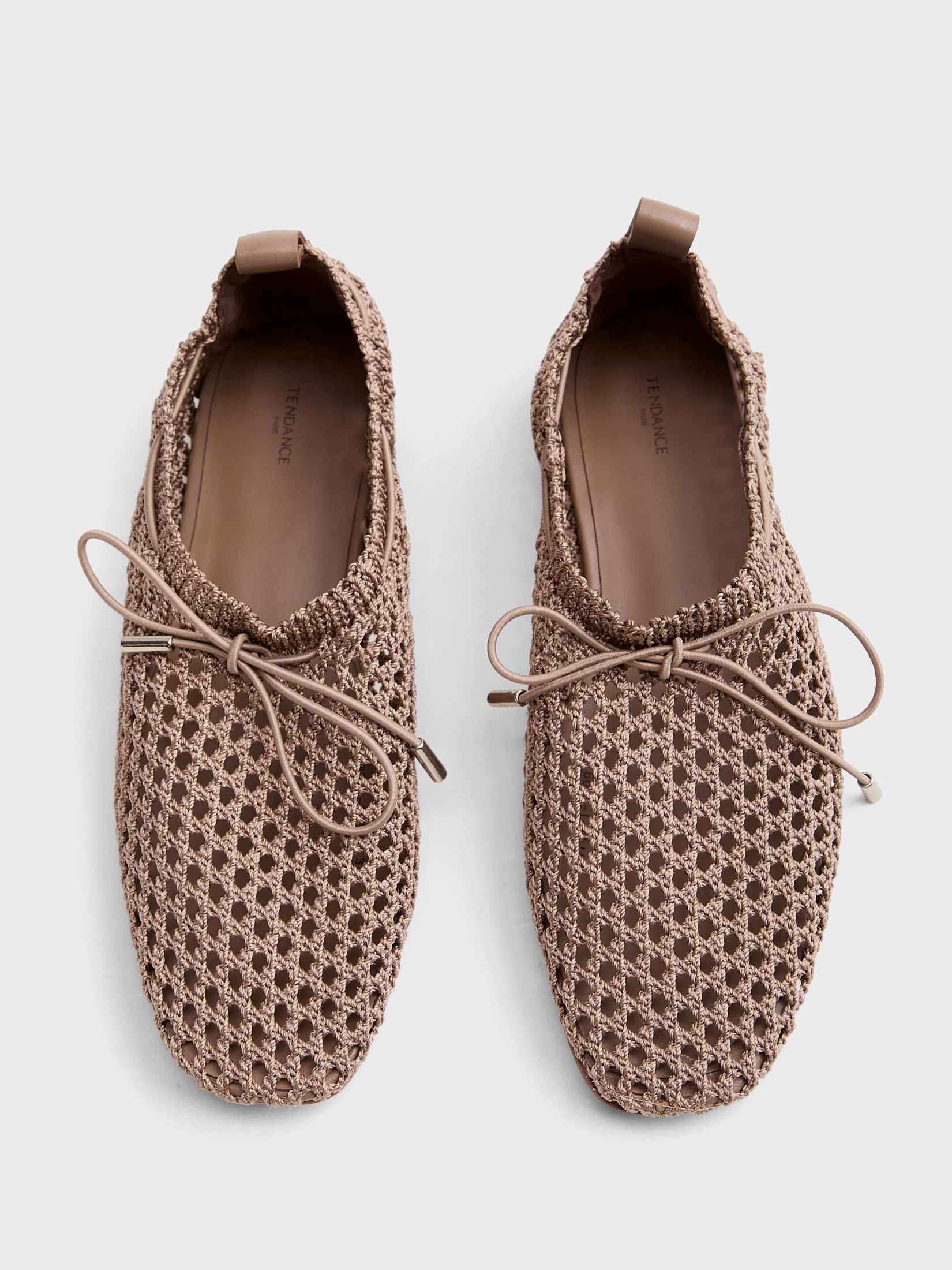 Балетки TENDANCE 5028742, серо-коричневый