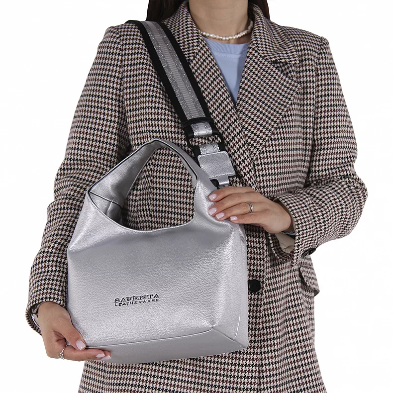 Сумка 5184 silver Velina Fabbiana-Safenta