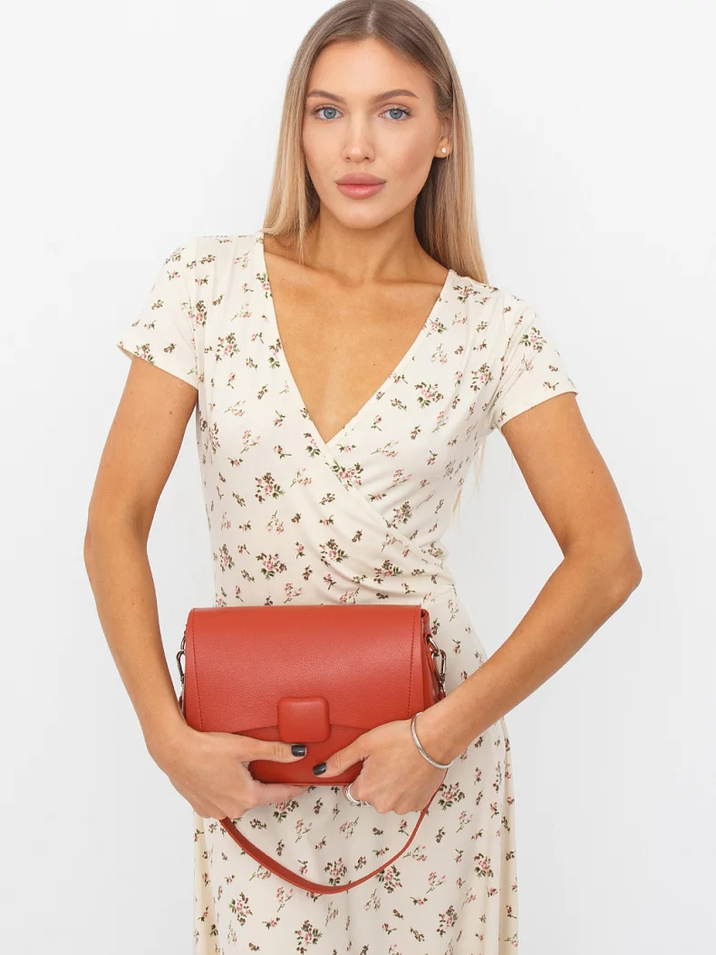 Сумка 8536VG orange Vitelli Grassi