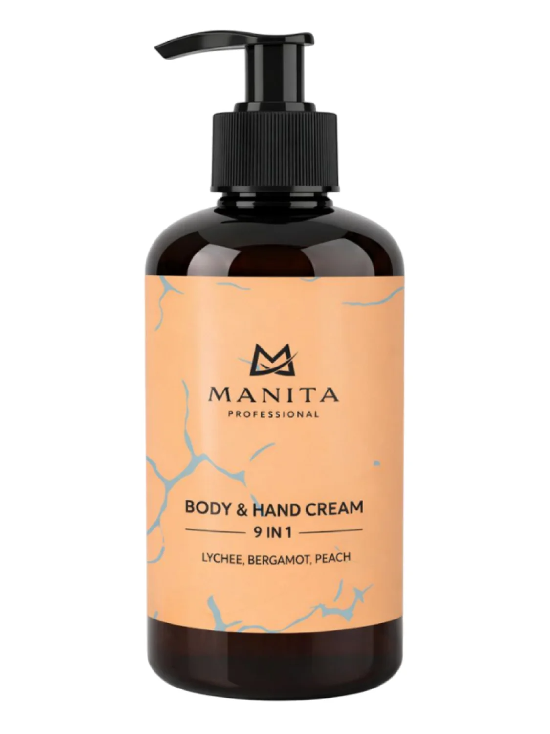 MANITA Парфюмированный крем для рук и тела / Lychee, Bergamot, Peach, 300 мл 28310